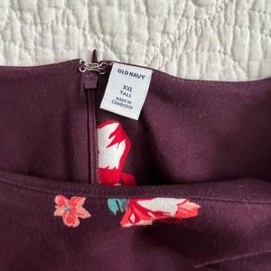 XXL TALL Old Navy floral print dress